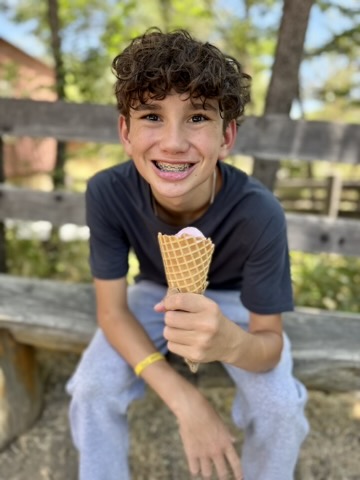 Ayrton, 13-year-old founder of Patchwork Foundation